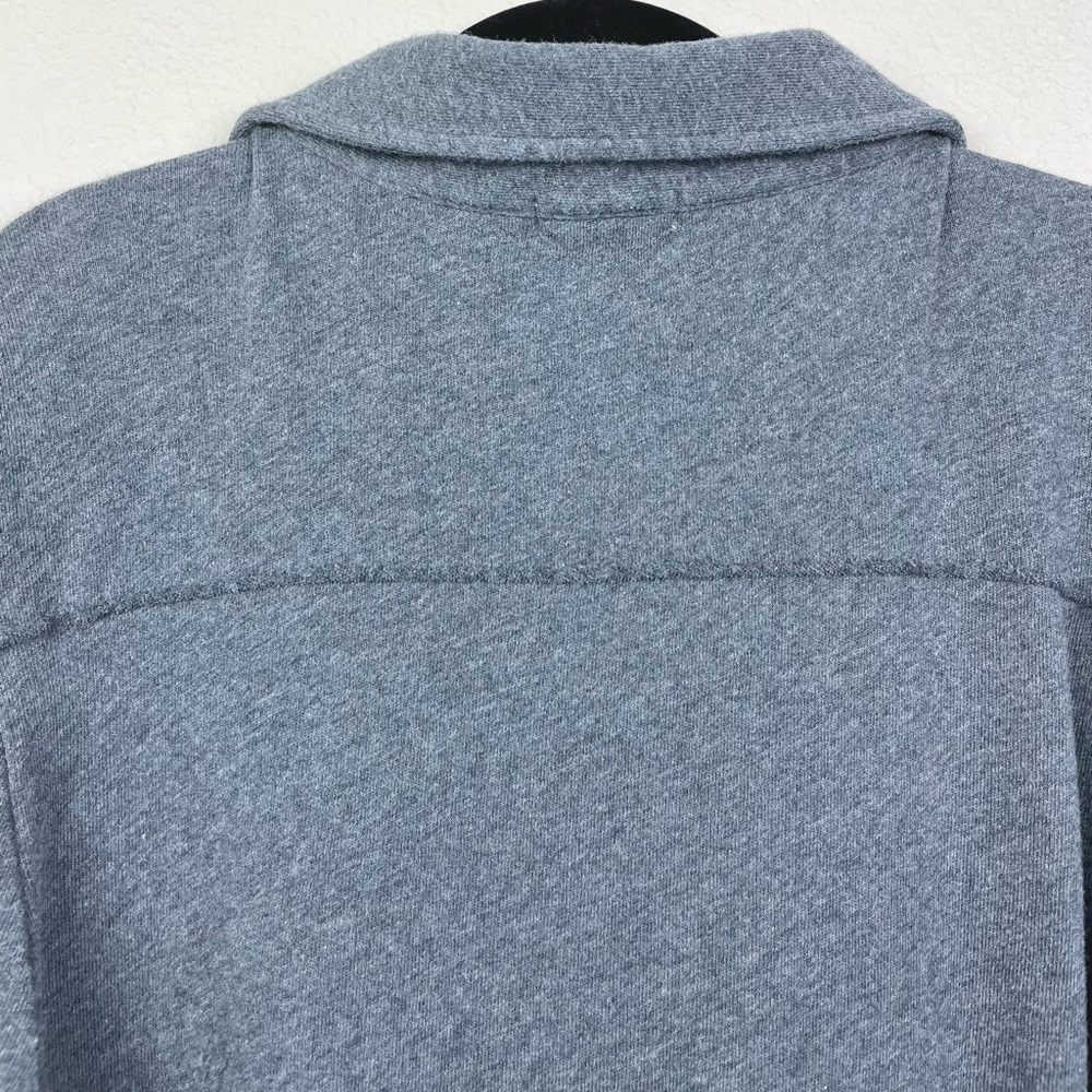 Goldie Lewinter Women's Medium Grey Button Up Oversized Shacket Jacket Shirt - Picture 14 of 16